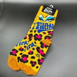 Gumball Poodle Divine Socks Leopard Novelty Drag Queen Gift One Size